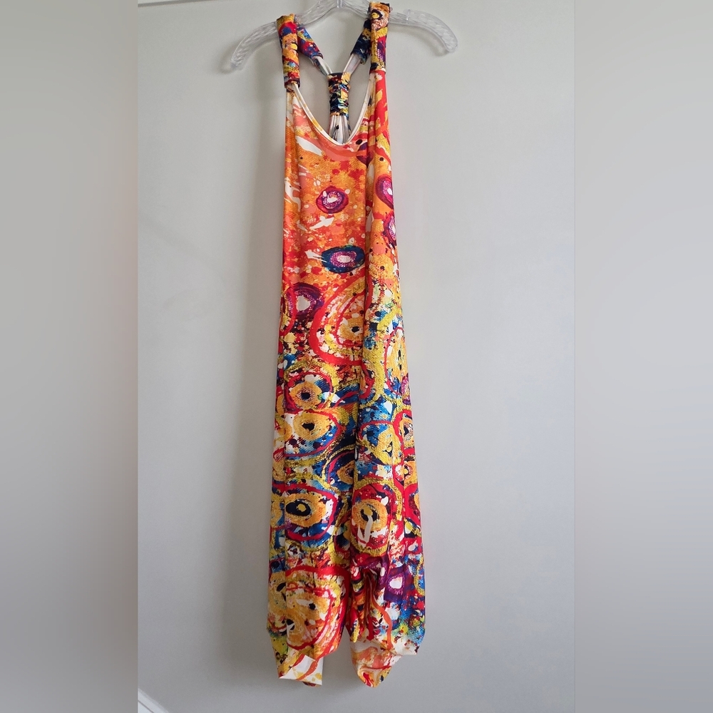 Lilly By Firmiana Printed Romper Dress S